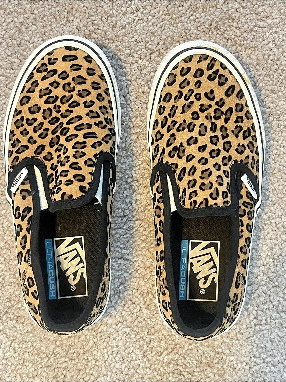 Vans Classic Slip-On Leopard Print Sneakers